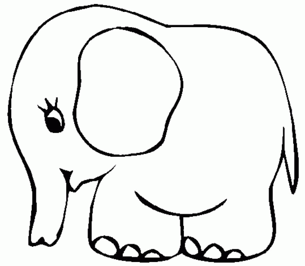 Название: Раскраска Раскраска  слоник. Скачать слон.  Распечатать Дикие животные. Категория: . Теги: .