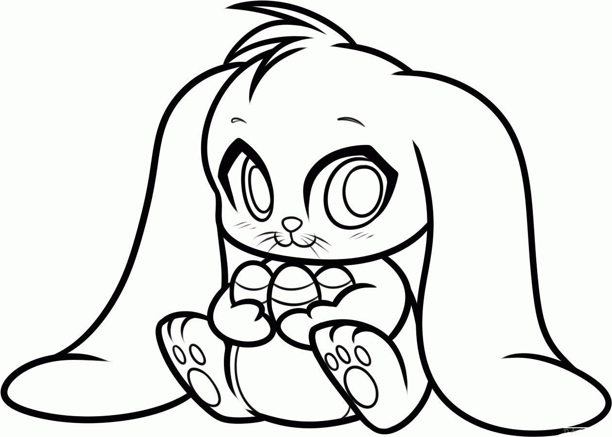 Название: Раскраска Рисунок пасхального кролика. Категория: . Теги: .