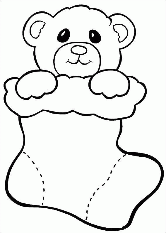 Название: Раскраска Название: Раскраска Мишка в носке. Категория: рождество. Теги: Игрушка, медведь.. Категория: . Теги: .