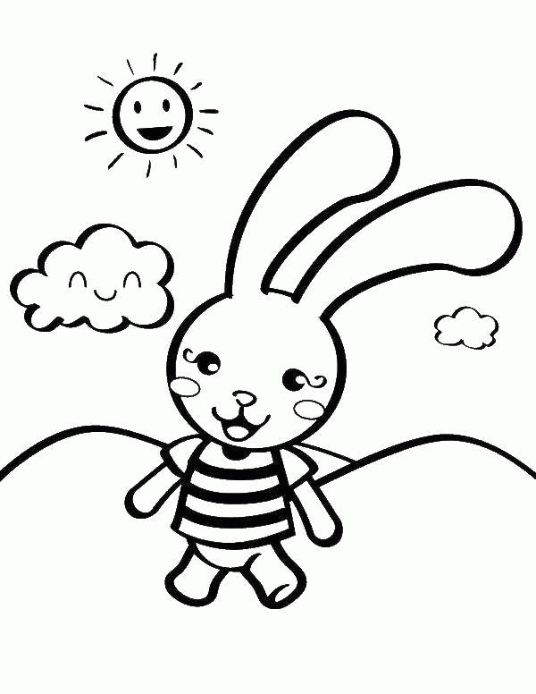 Название: Раскраска Название: Раскраска Кролик на поляне. Категория: кролик. Теги: кролик, заяц.. Категория: . Теги: .