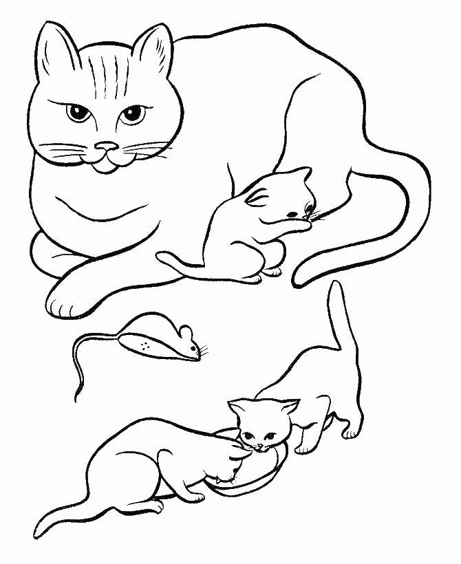 Название: Раскраска Название: Раскраска Кошечка с маленькими котятами. Категория: Коты и котята. Теги: маленькие котята, мышка, кошка.. Категория: . Теги: .