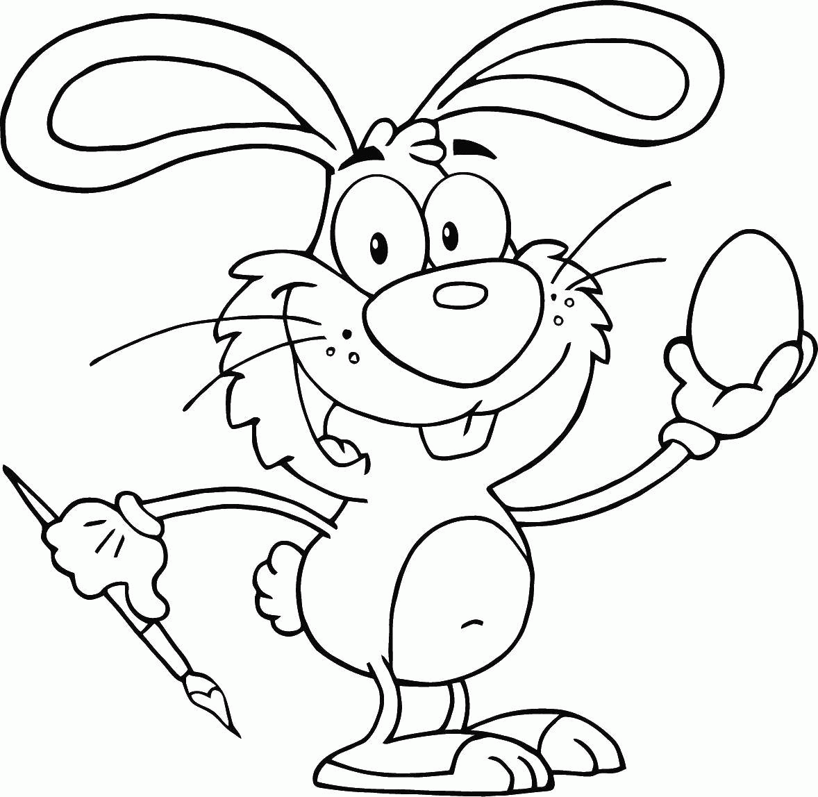 Название: Раскраска Название: Раскраска Кролик с яйцом и кисточкой. Категория: кролик. Теги: кролик, яйцо, кисть.. Категория: . Теги: .