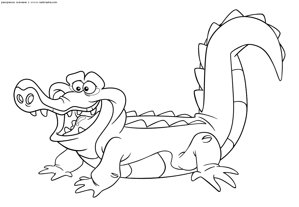 Название: Раскраска Раскраска Крокодил Тик-Так. Раскраска Раскраска крокодил, раскраска крокодил распечатать, раскраски Джейк и пираты Нетландии, раскраски для детей . Категория: . Теги: .