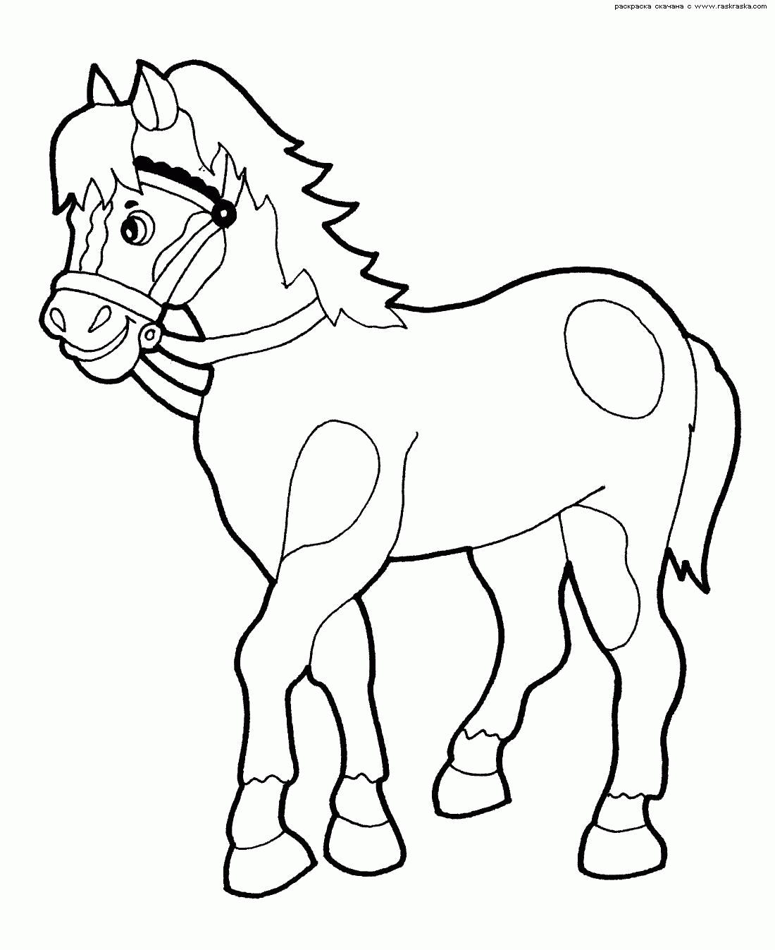 Название: Раскраска Раскраски лошадь с пятнами. Категория: . Теги: .