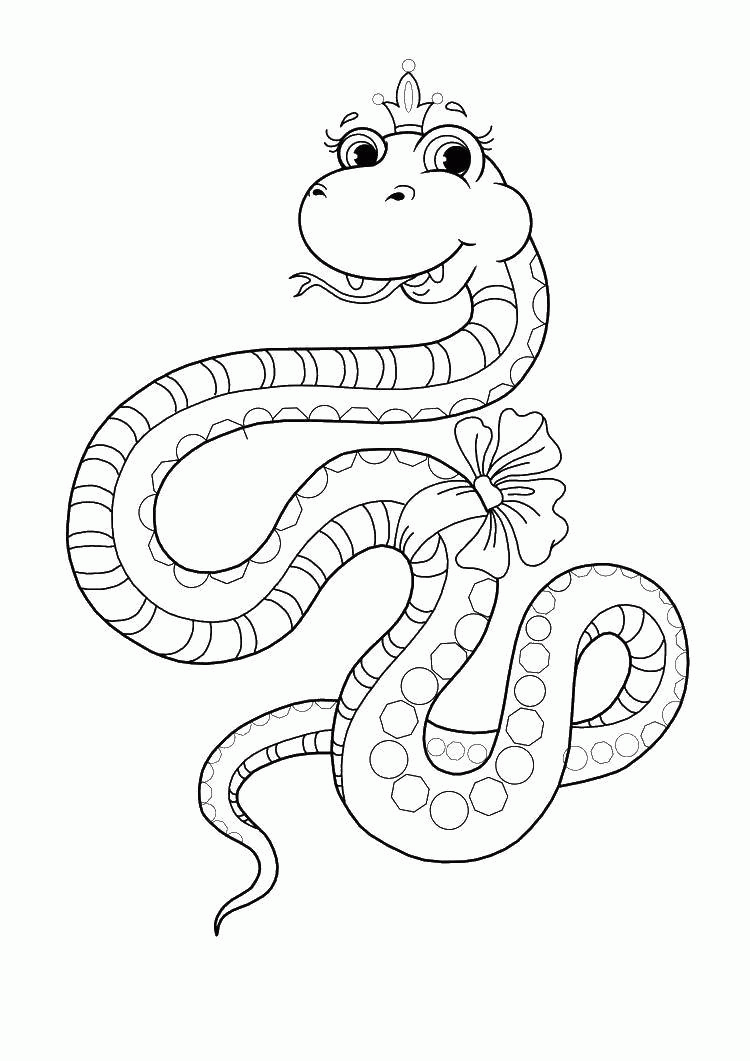 Название: Раскраска Игрушка змея. Категория: . Теги: .