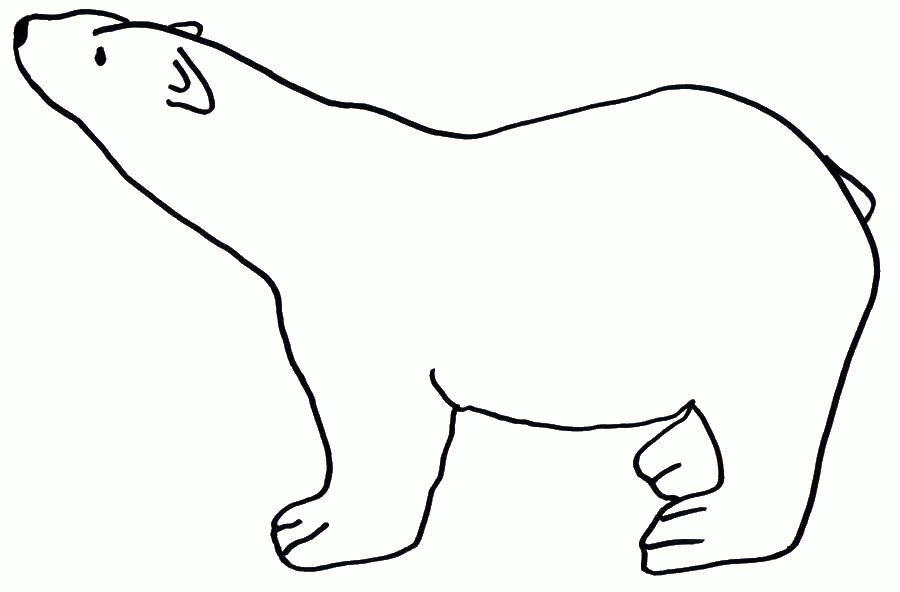 Название: Раскраска Раскраска Шаблон медведя Скачать контур, медведь, лапы.  Распечатать ,Контур медведя для вырезания,. Категория: . Теги: .