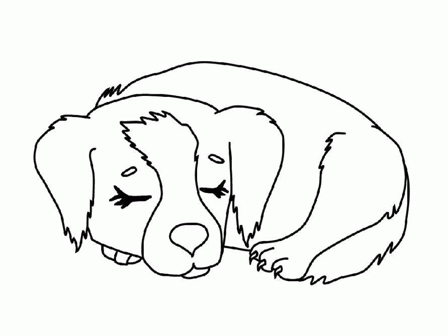 Название: Раскраска Название: Раскраска Рисунок спящая собака. Категория: домашние животные. Теги: собака.. Категория: . Теги: .
