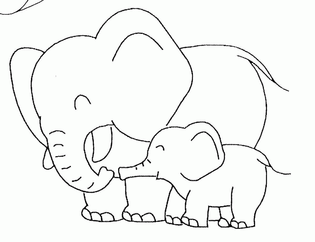 Название: Раскраска Название: Раскраска Слоник и большой слон. Категория: Животные. Теги: слон, слоненок, животные.. Категория: . Теги: .