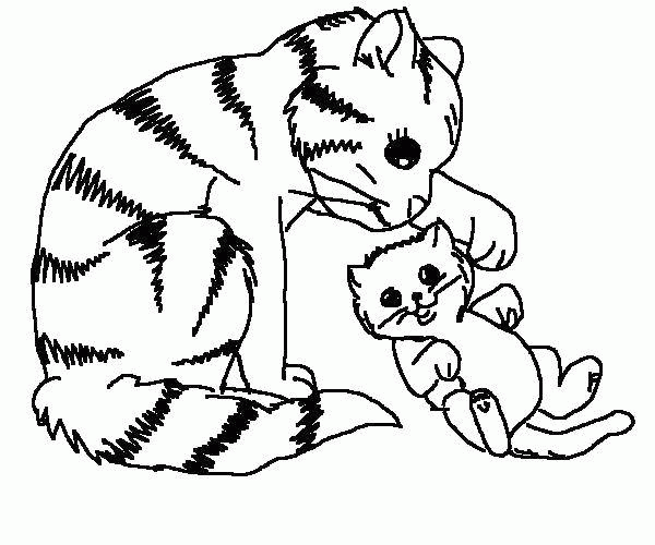 Название: Раскраска Название: Раскраска Кошка со своим котенком. Категория: Коты и котята. Теги: животные, котенок, кошка.. Категория: . Теги: .