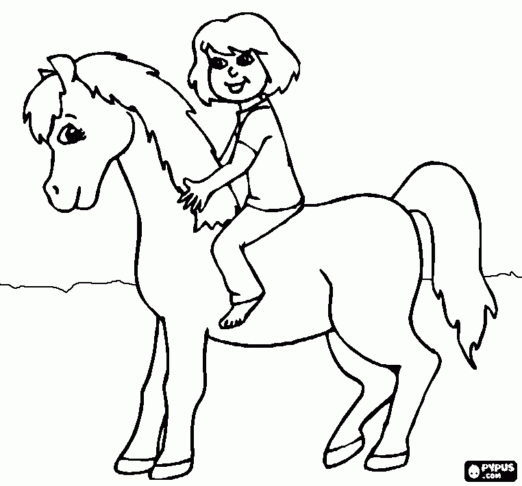 Название: Раскраска Раскраски Девочкам Девочка, девочкам, лошадь, верховая езда. Категория: . Теги: .