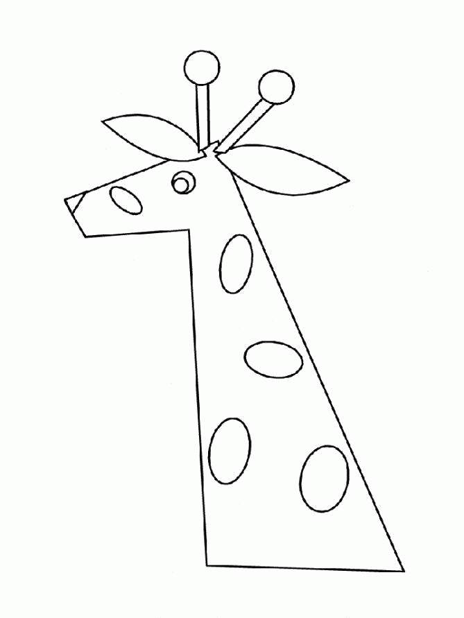 Название: Раскраска Раскраска  Жираф малышу. Скачать жираф.  Распечатать жираф. Категория: . Теги: .