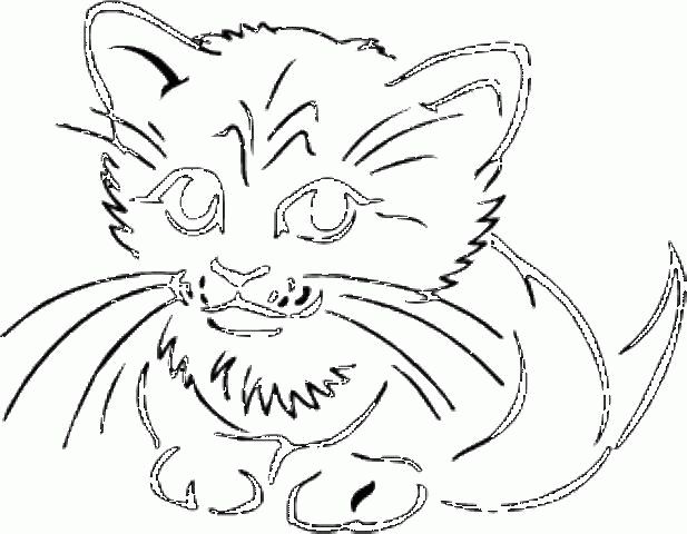 Название: Раскраска Раскраска кошка и котята. Категория: . Теги: .