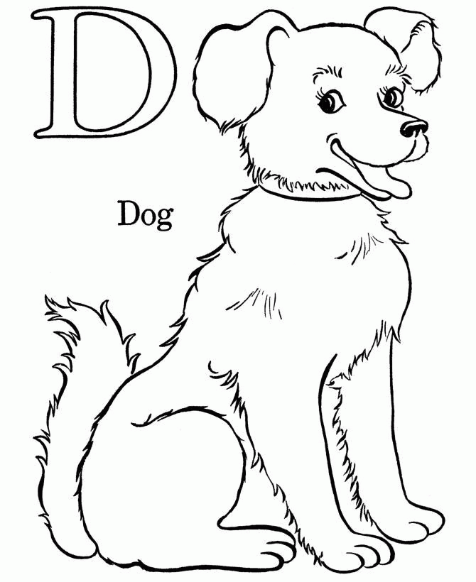 Название: Раскраска Раскраски английские буквы, буква d и собака. Категория: . Теги: .